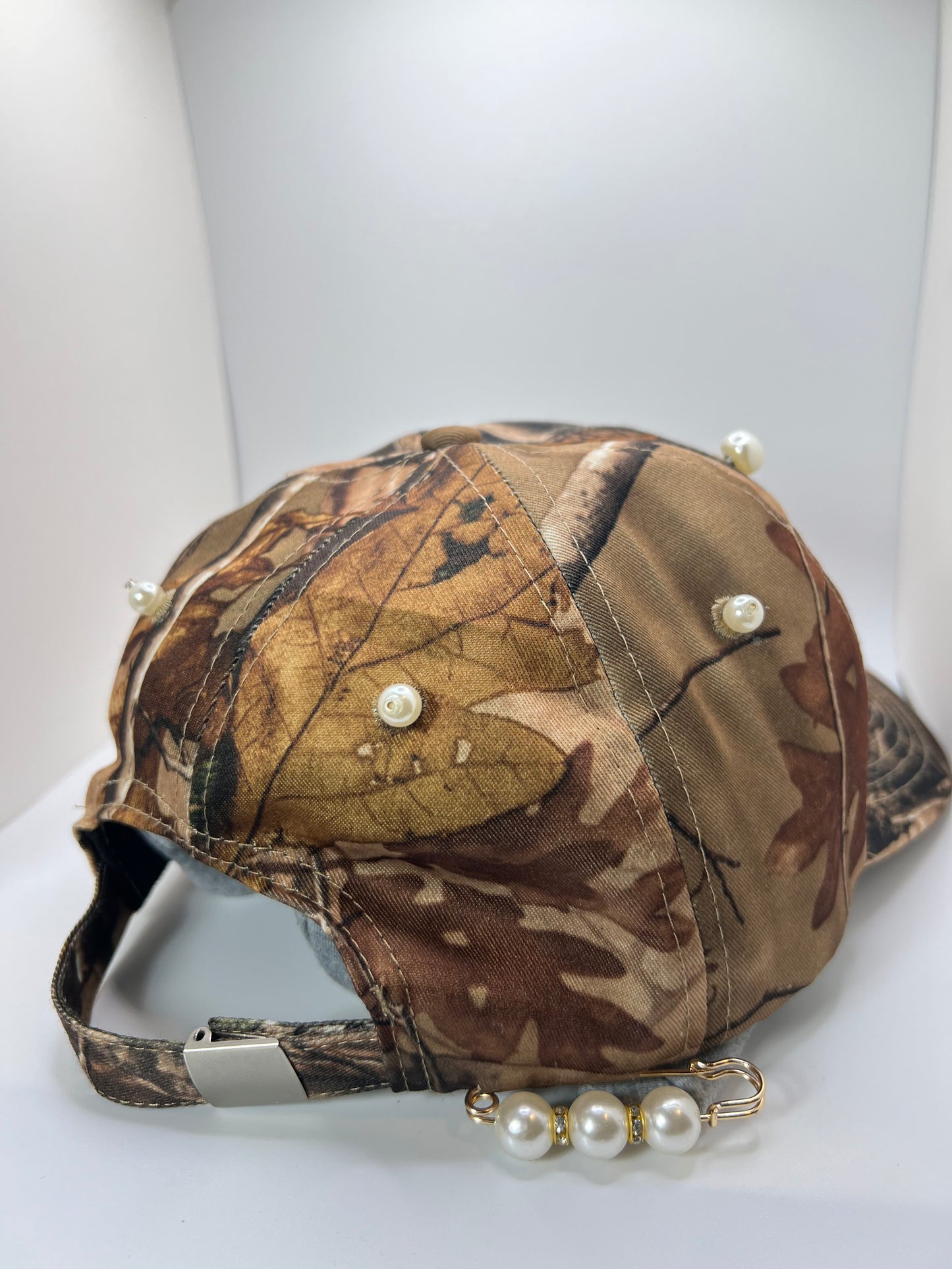 God's Favorite Pearl Charm Camo Hat