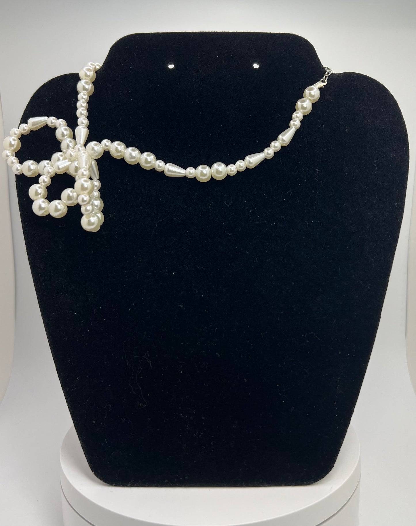 Pearl Whisper Bow Choker