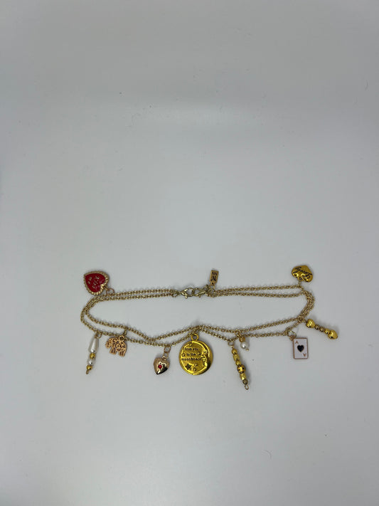 Queen of Hearts Layered Bag Charm