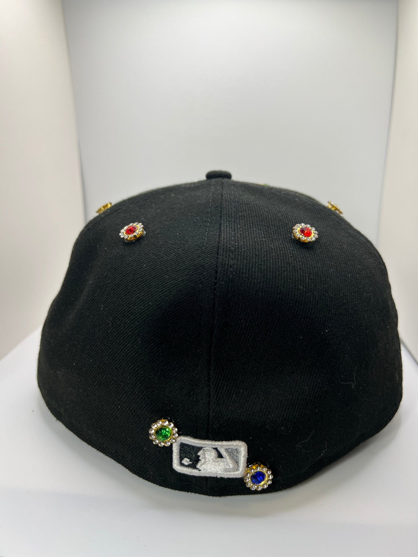 Black Sox Rhinestone Charm Hat