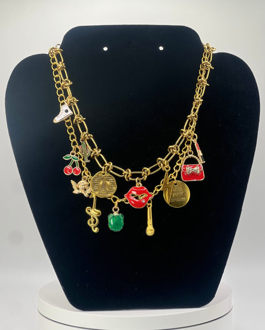 Express Yourself Layered Charm Necklace